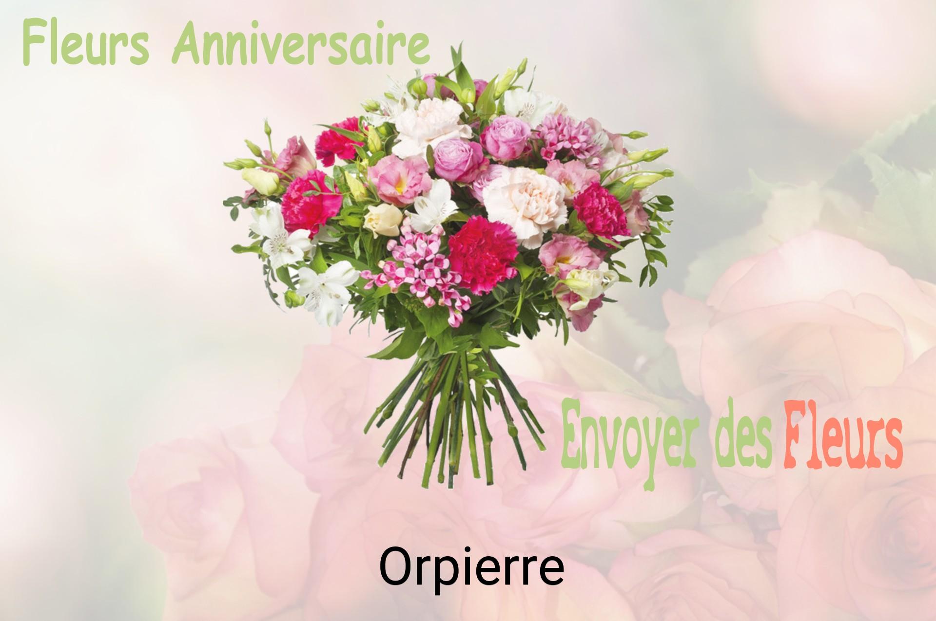 Bouquet de fleurs d’anniversaire livré à Orpierre