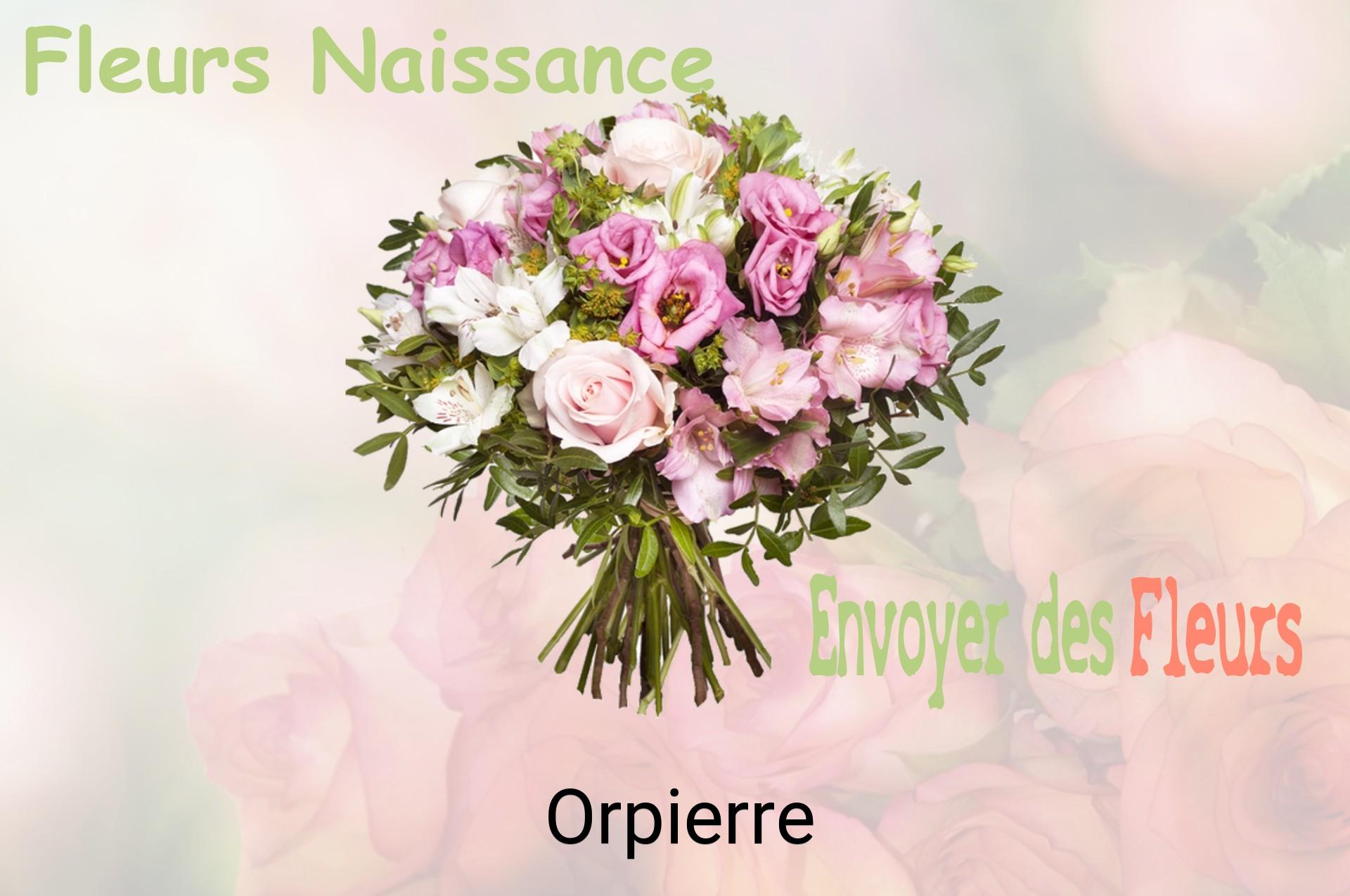 Bouquet de fleurs de naissance livré à Orpierre